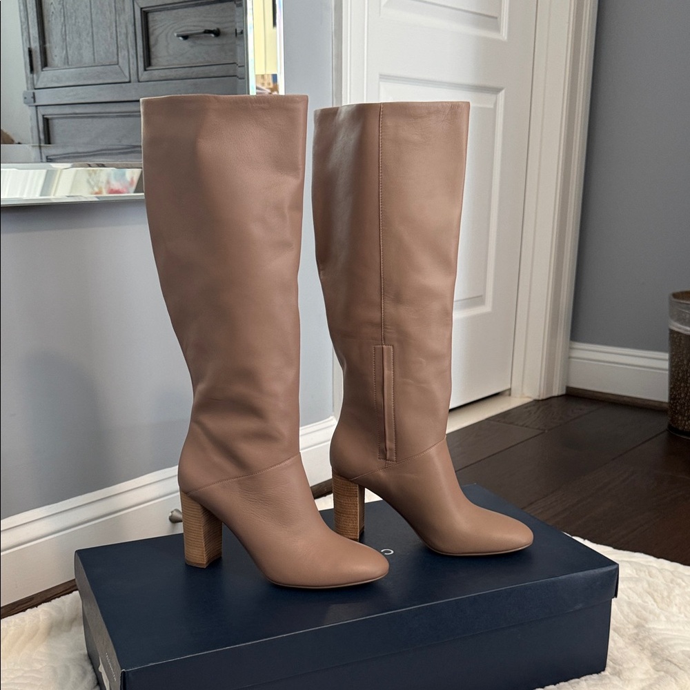 Cole Haan Glenda Women's Boot - Stone Taupe Heeled Boots. NWT